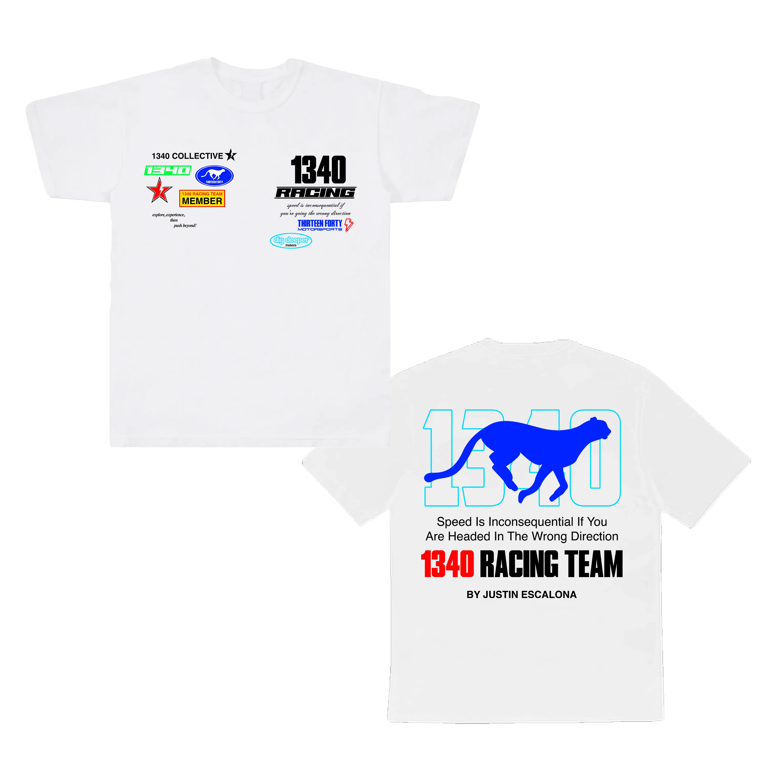 1340 RACING LOGOS - TSHIRT