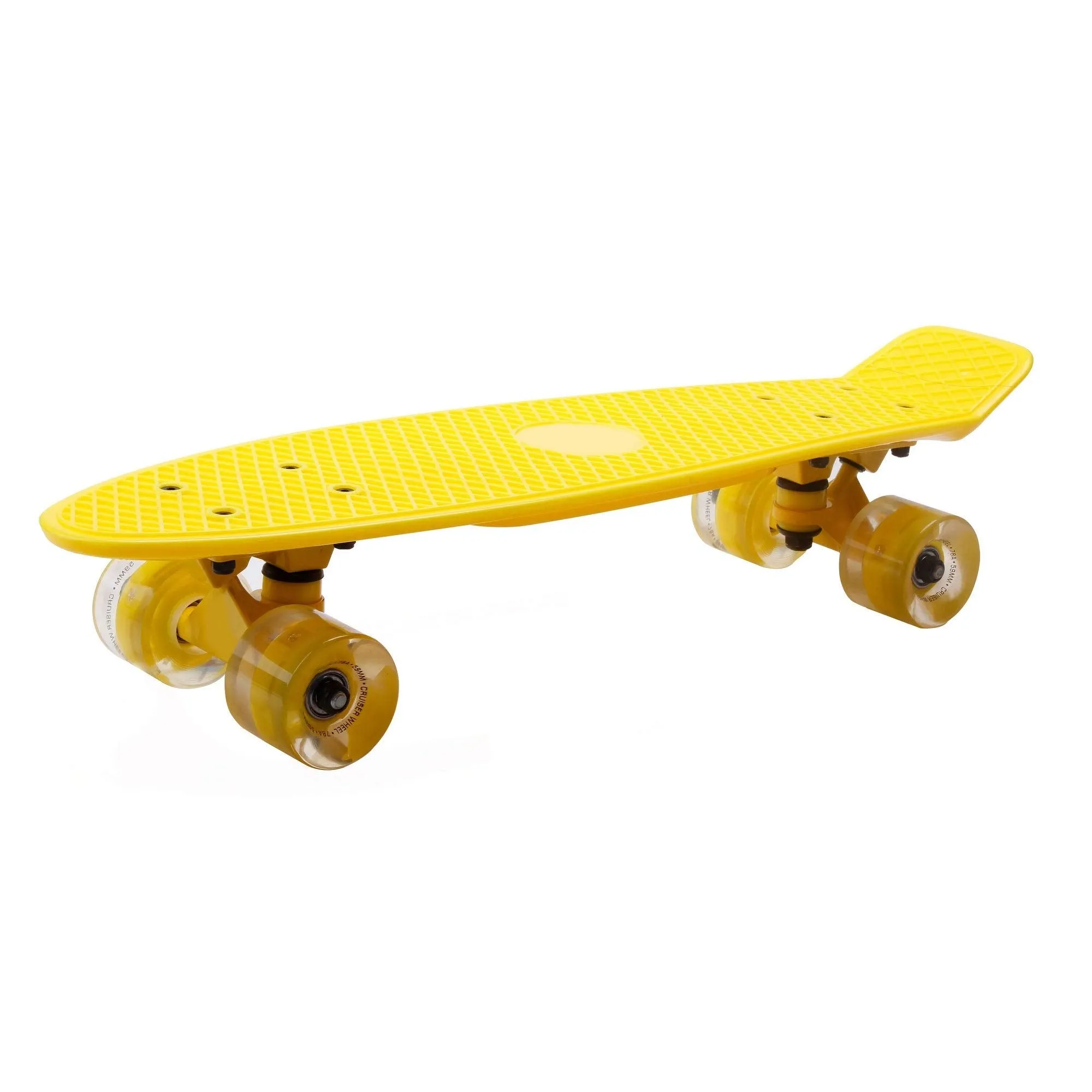22 Inch Highly Flexible Cruiser Skateboard with Led Light Up Pu Wheels