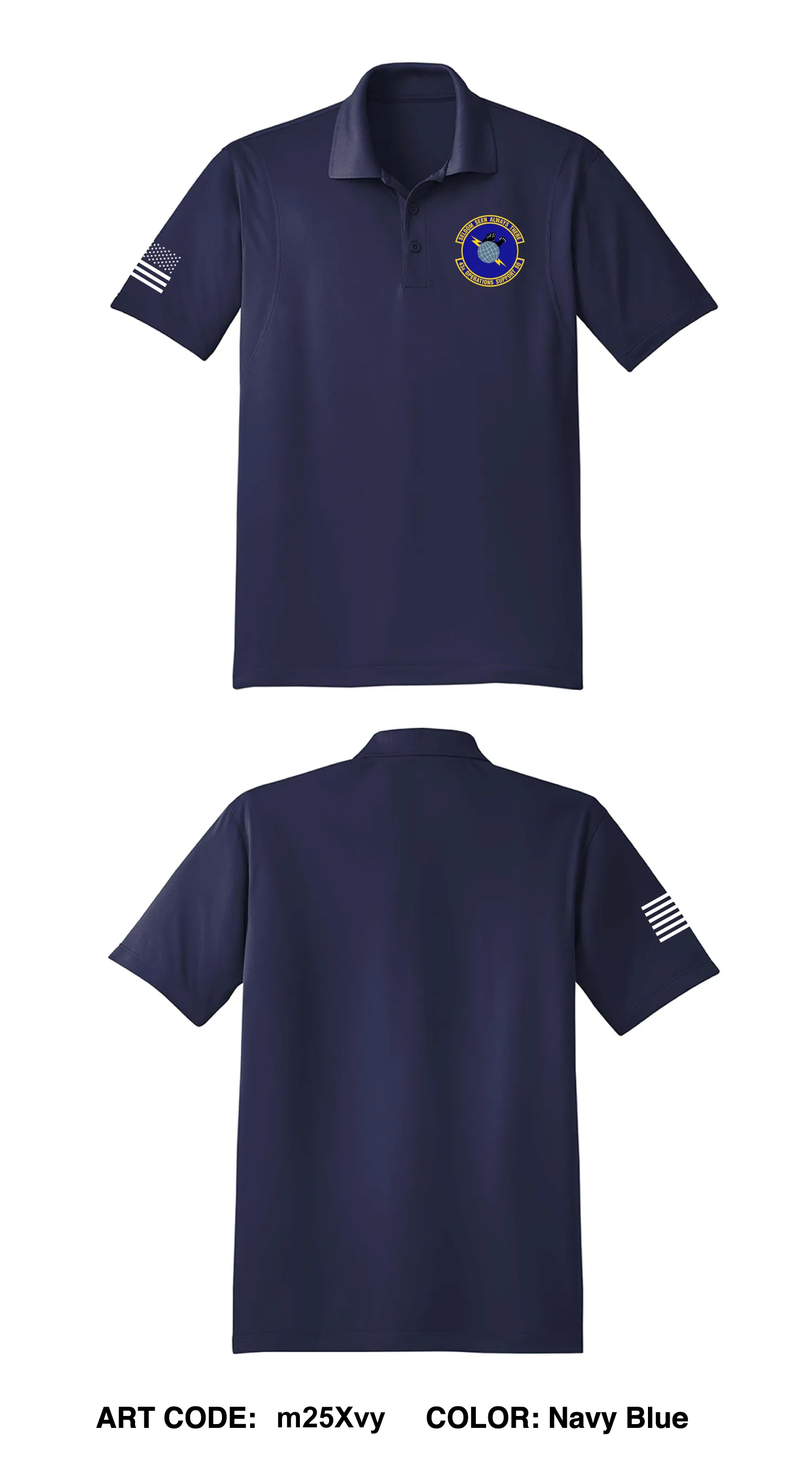 43rd Operations Support Squadron Core Men's SS Performance Polo - m25Xvy