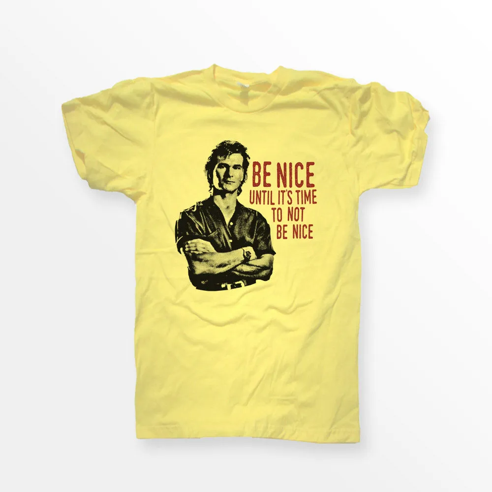 90's Dalton Swayze Be Nice Premium T-shirt