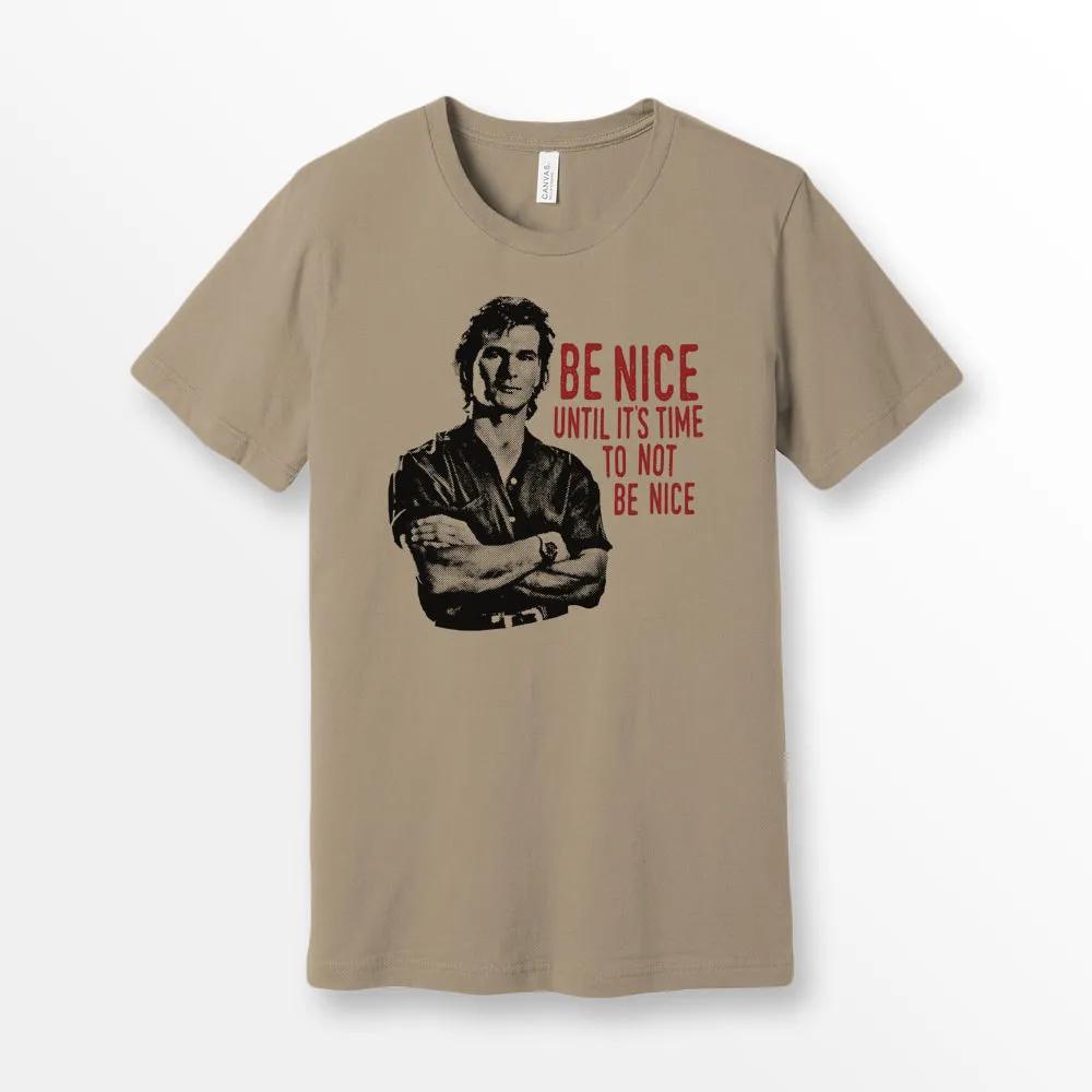 90's Dalton Swayze Be Nice Premium T-shirt