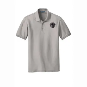 Affenpinscher Embroidered Men's Short Sleeve Polo