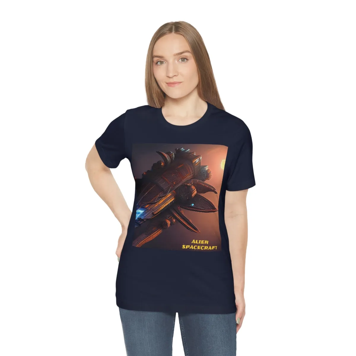 Alien Spacecraft Short Sleeve Tee