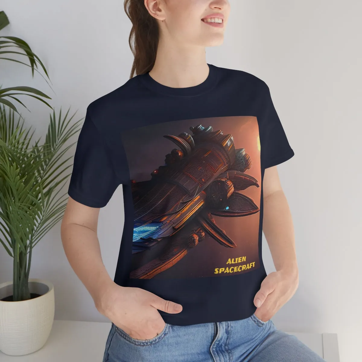 Alien Spacecraft Short Sleeve Tee