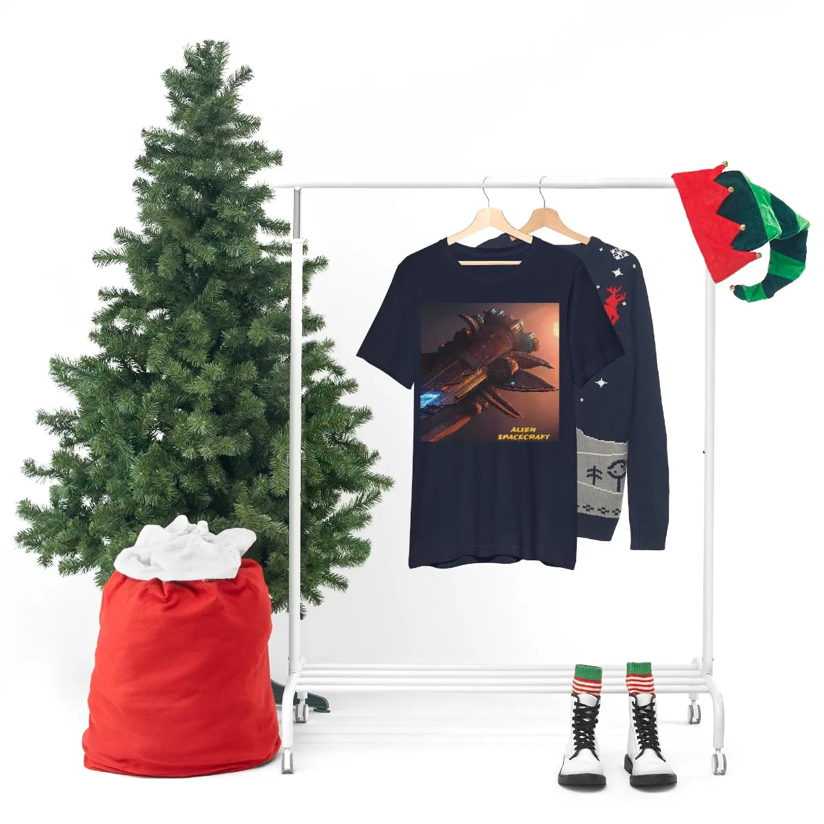 Alien Spacecraft Short Sleeve Tee
