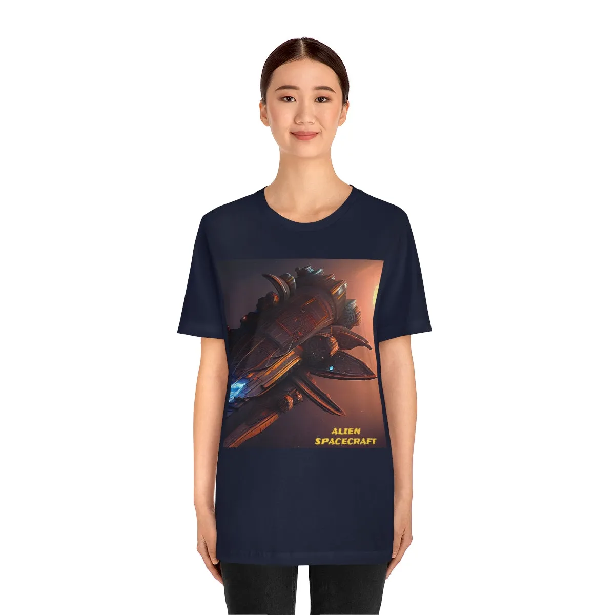 Alien Spacecraft Short Sleeve Tee