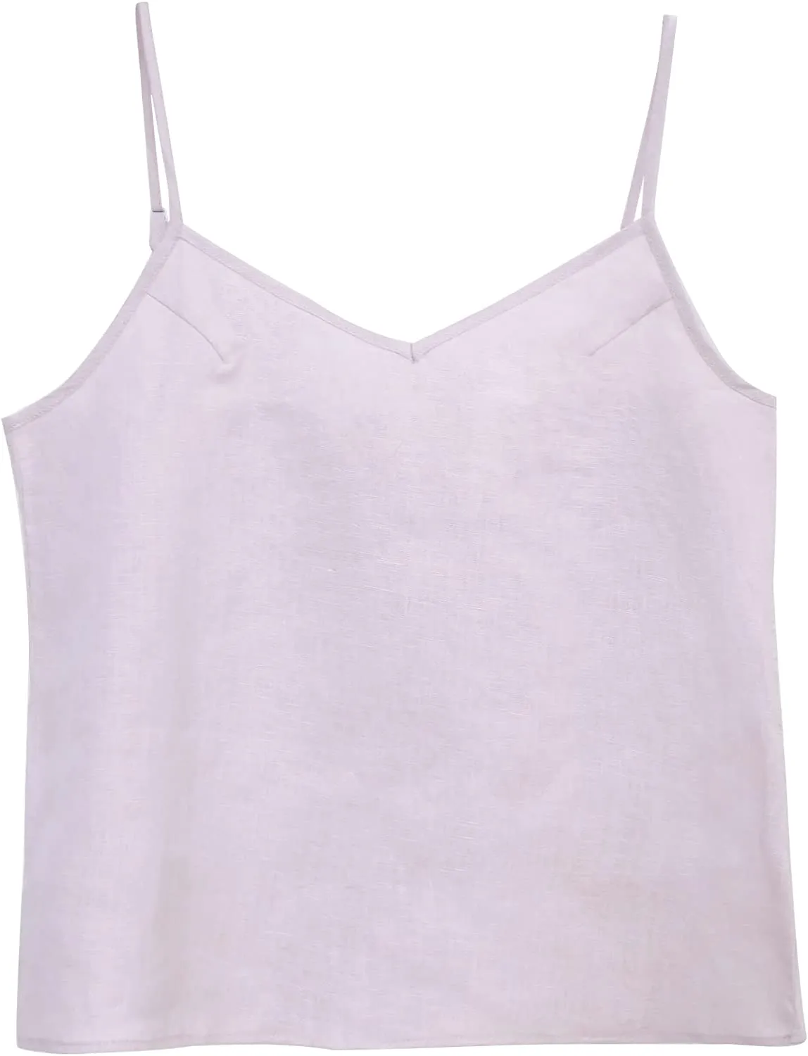 Amazhiyu Women’s Pure Linen Camisole Tank Top