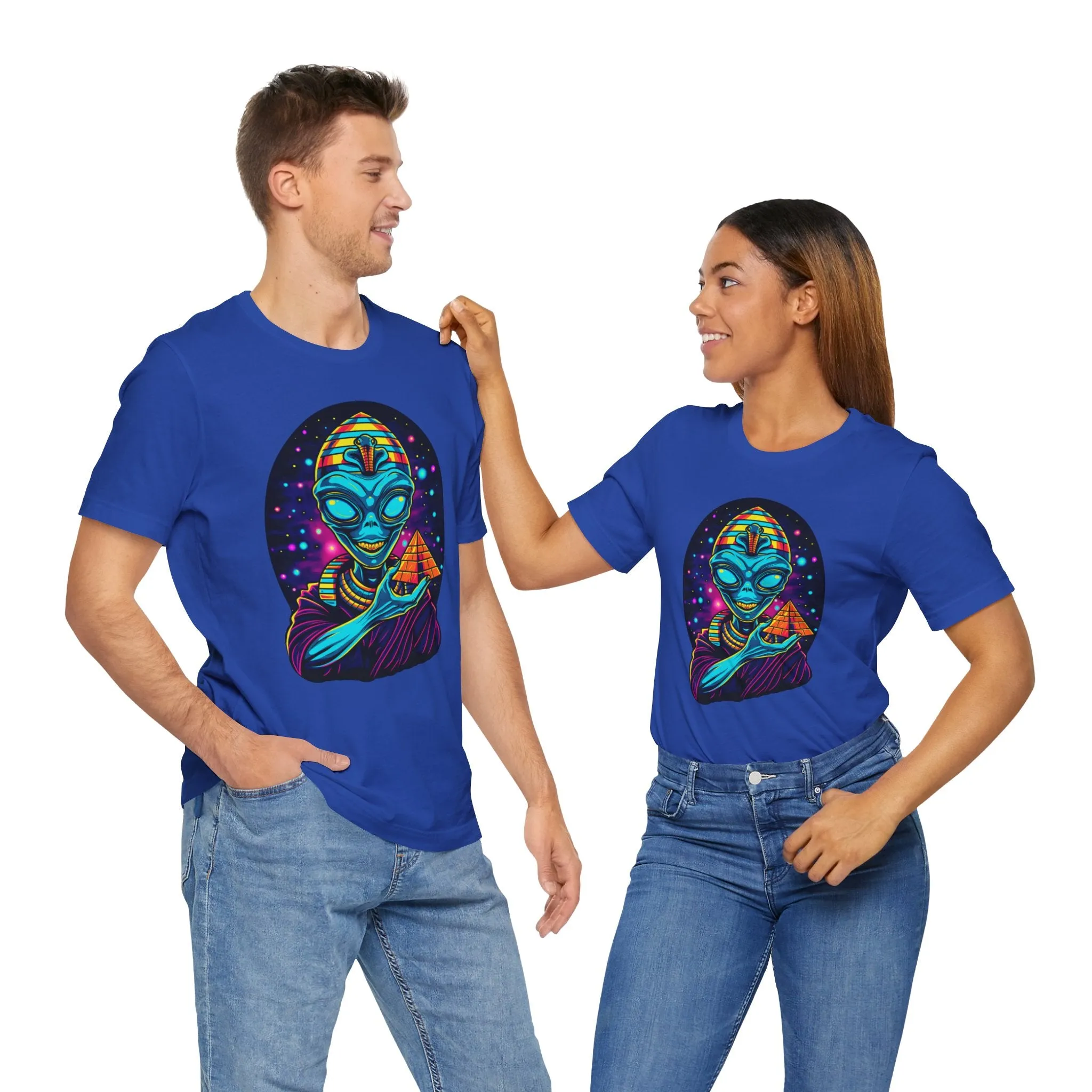 Ancient Alien Pharaoh Men's Classic Fit Lightweight Jersey T-Shirt