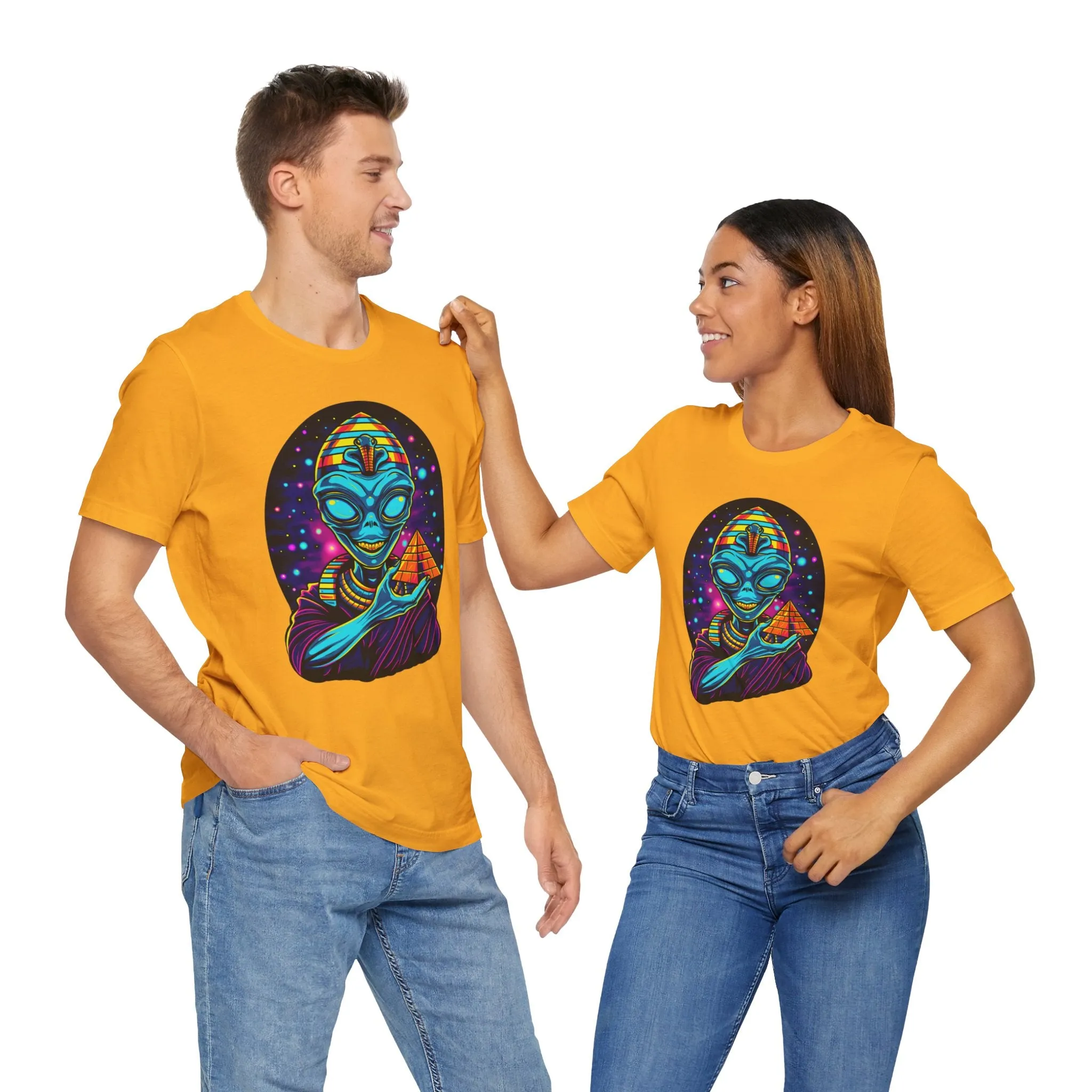 Ancient Alien Pharaoh Men's Classic Fit Lightweight Jersey T-Shirt