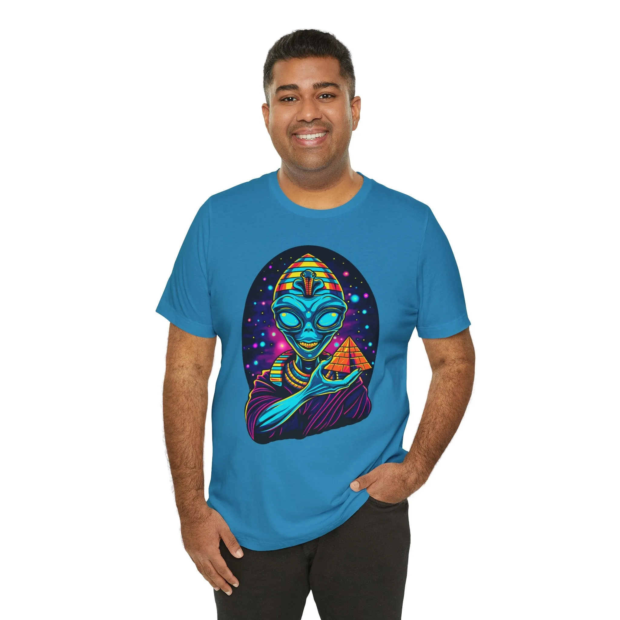 Ancient Alien Pharaoh Men's Classic Fit Lightweight Jersey T-Shirt