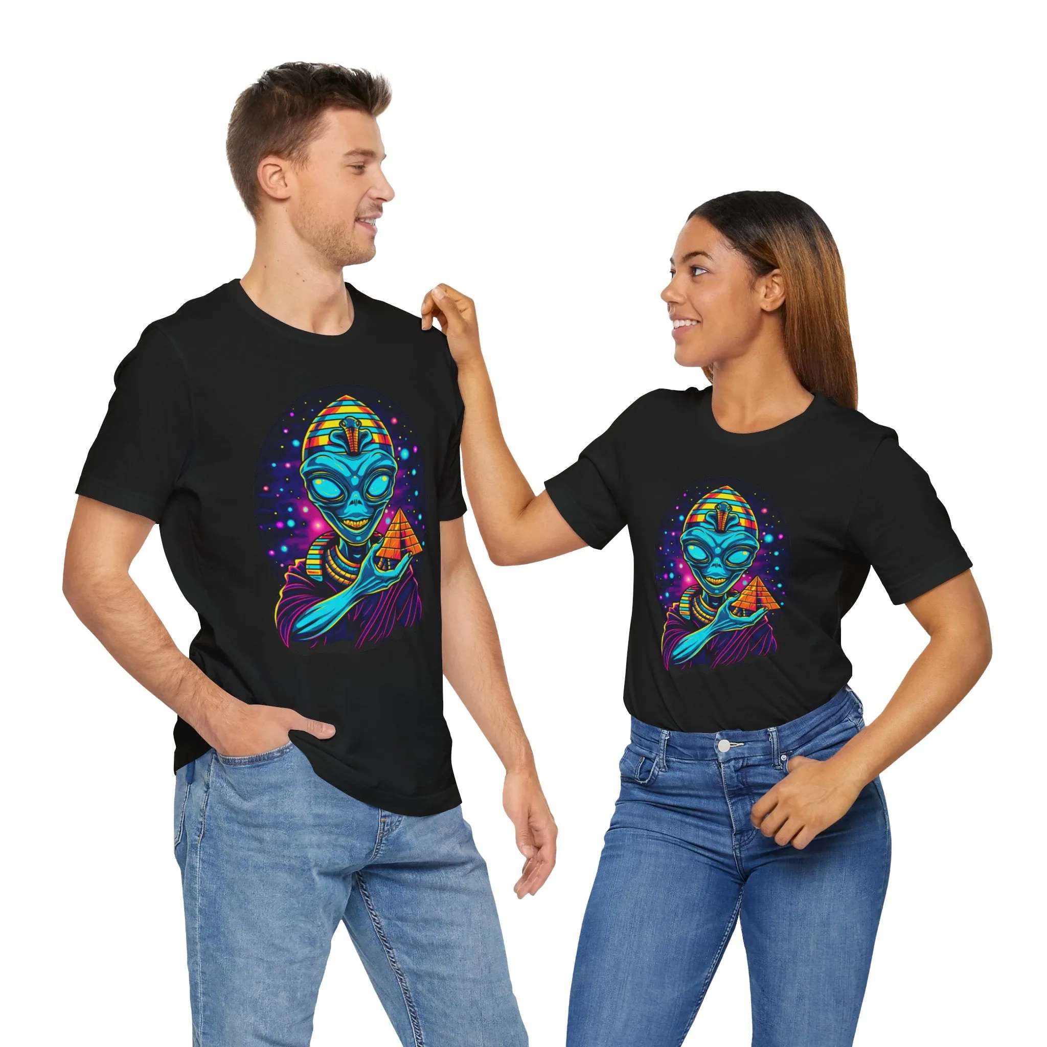 Ancient Alien Pharaoh Men's Classic Fit Lightweight Jersey T-Shirt