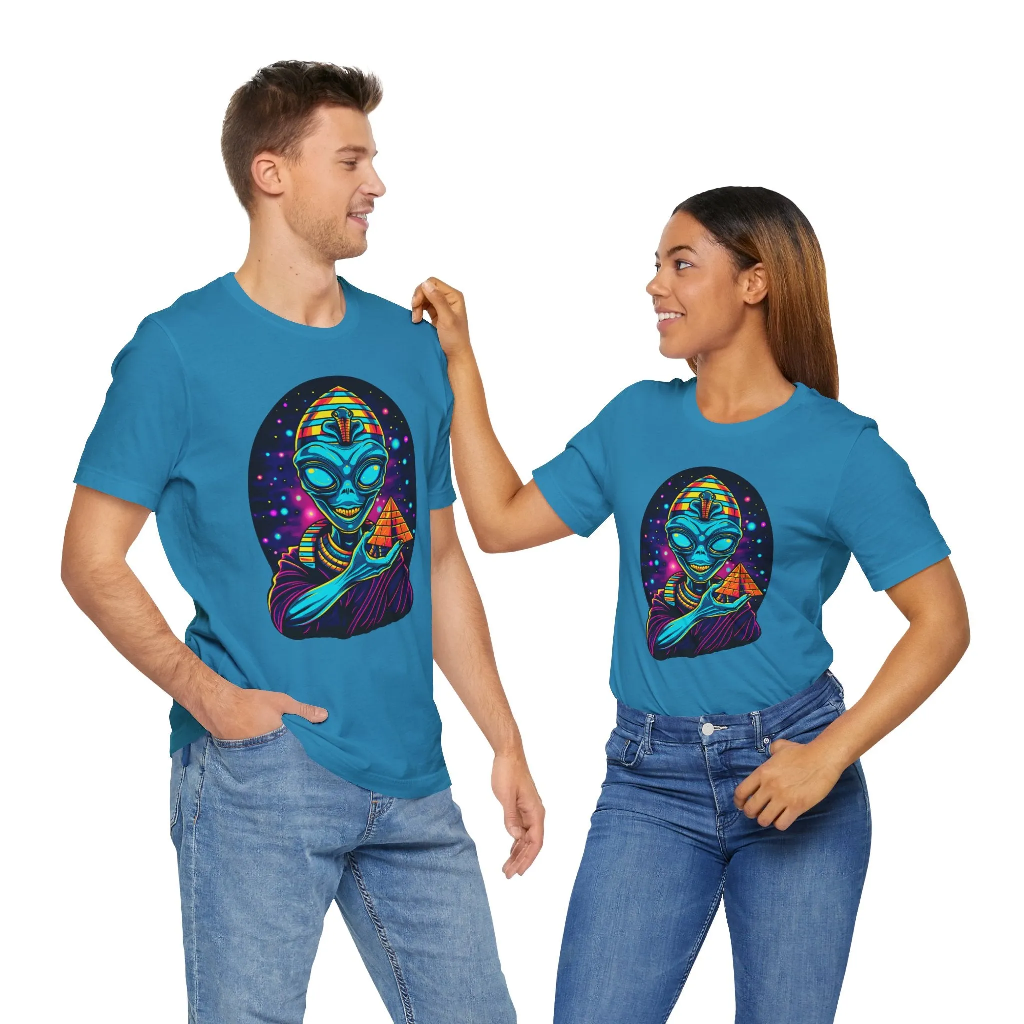 Ancient Alien Pharaoh Men's Classic Fit Lightweight Jersey T-Shirt