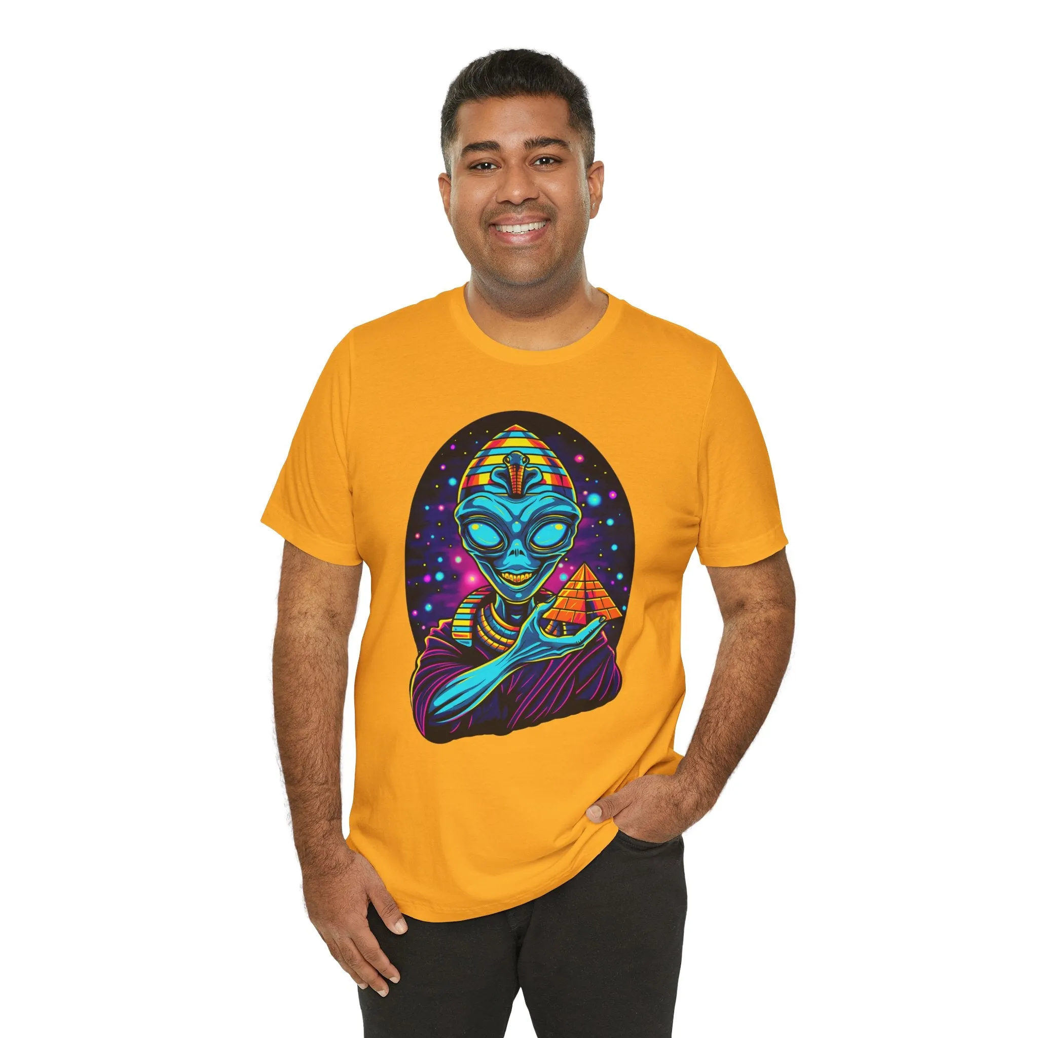 Ancient Alien Pharaoh Men's Classic Fit Lightweight Jersey T-Shirt