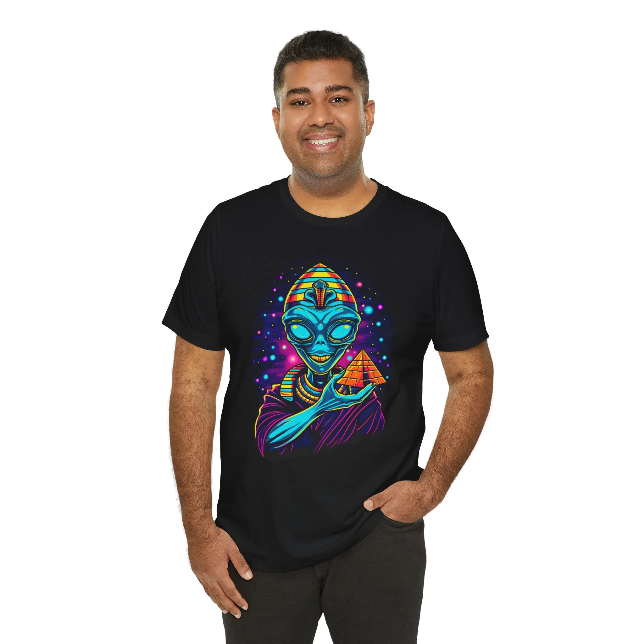 Ancient Alien Pharaoh Men's Classic Fit Lightweight Jersey T-Shirt