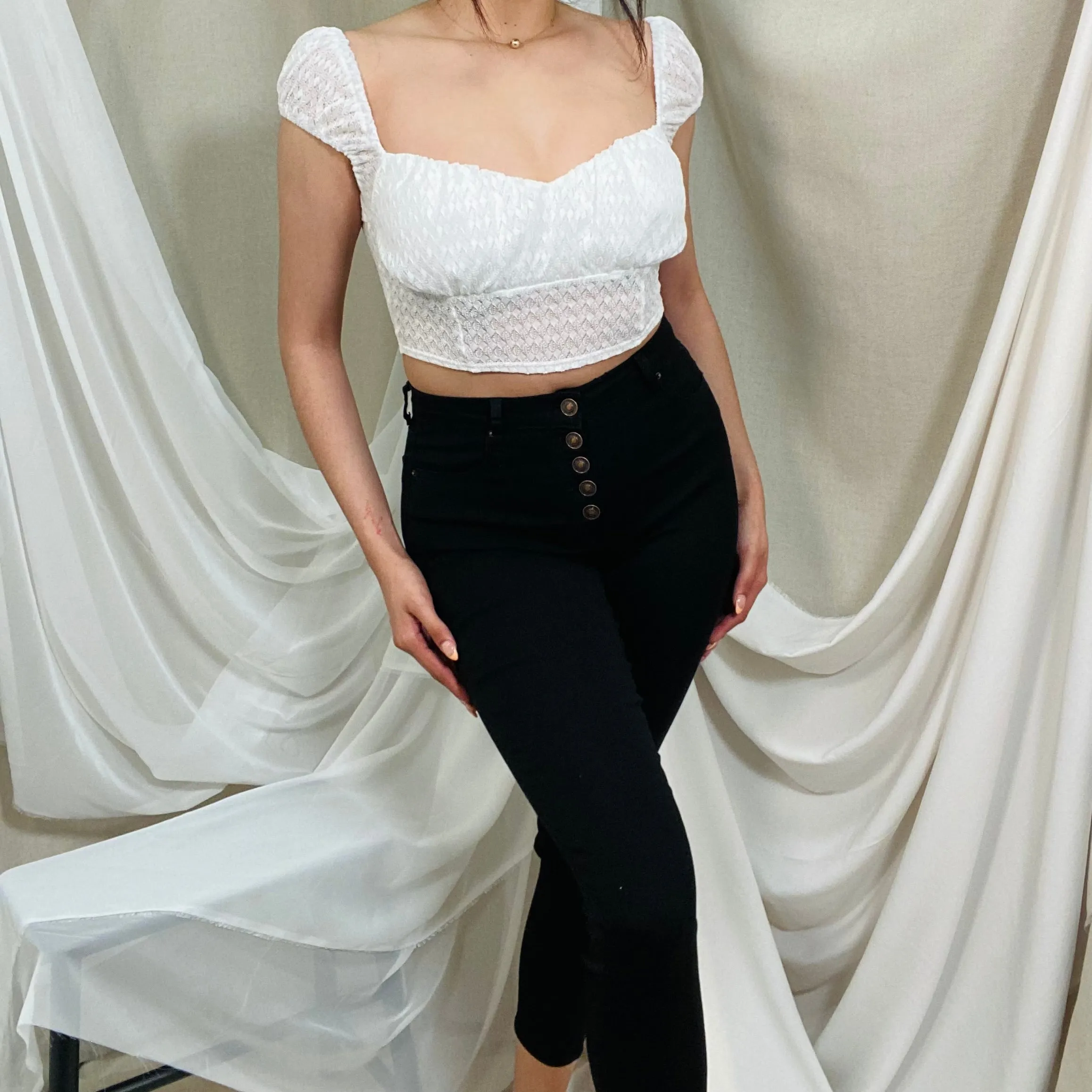 Angel High Rise Jeans (Black)