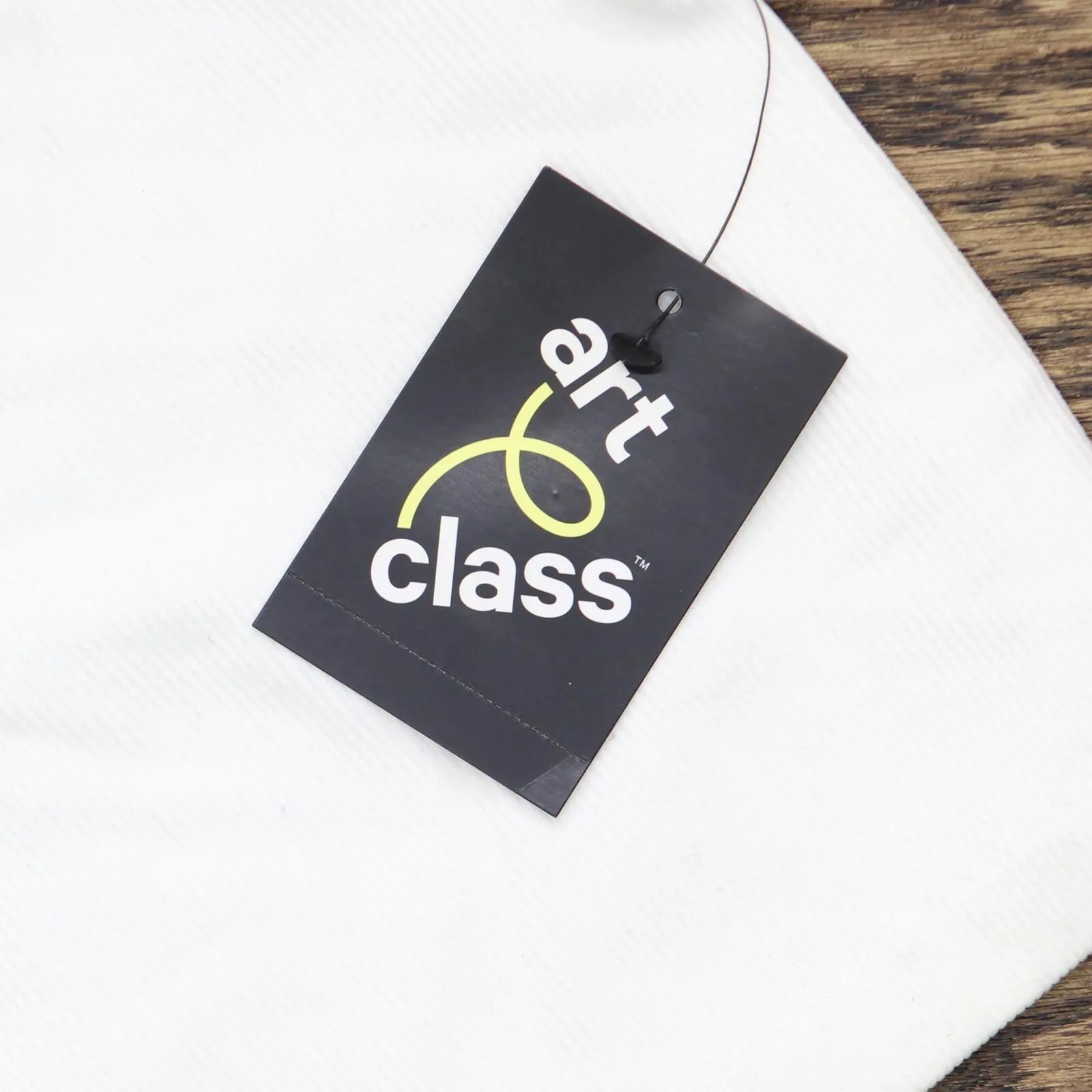 Art Class Girls Short Sleeve Scoop Neck Seamless Cropped Top 89736362 White L