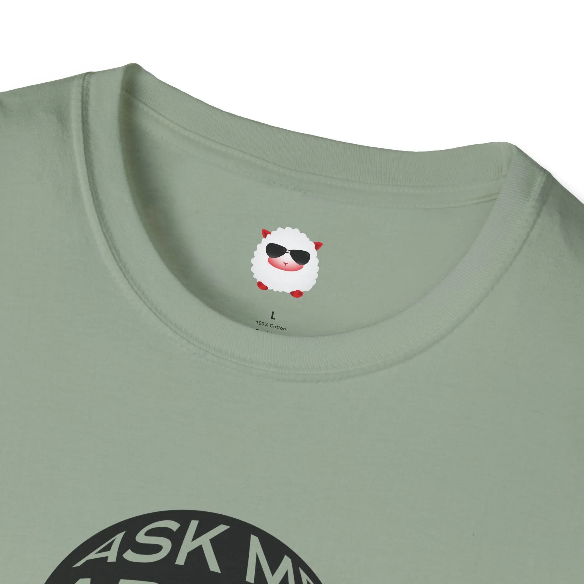 Ask Me About Real Estate Circle Unisex Softstyle T-Shirt