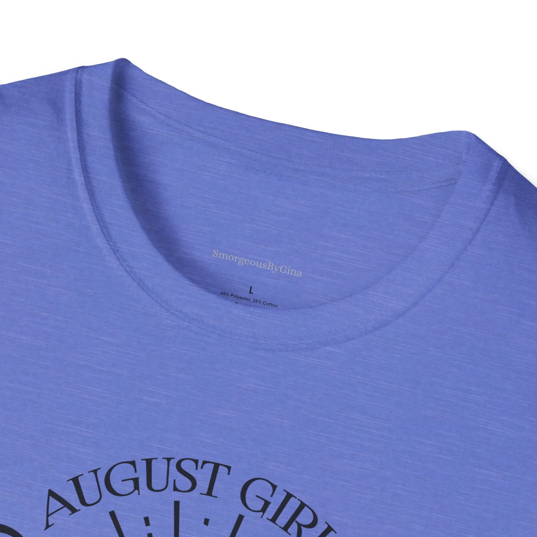 August Girls, Hurricane and Sunshine, August Birthday Tee, Softstyle T-Shirt, August Birthday Shirt