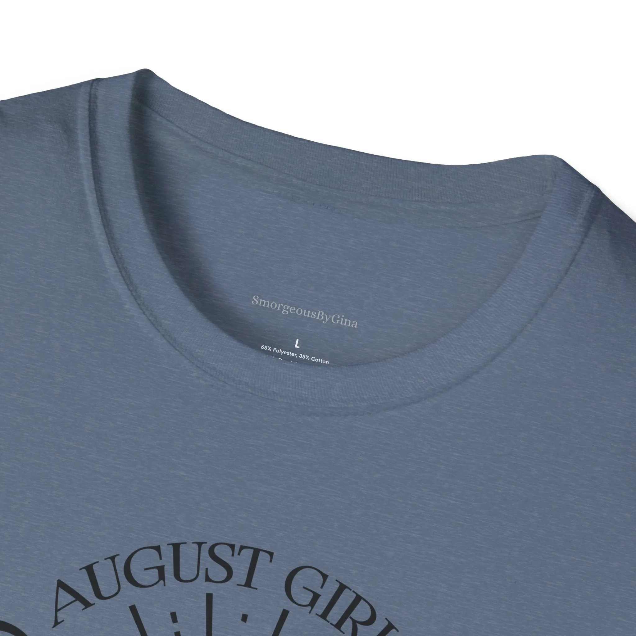 August Girls, Hurricane and Sunshine, August Birthday Tee, Softstyle T-Shirt, August Birthday Shirt