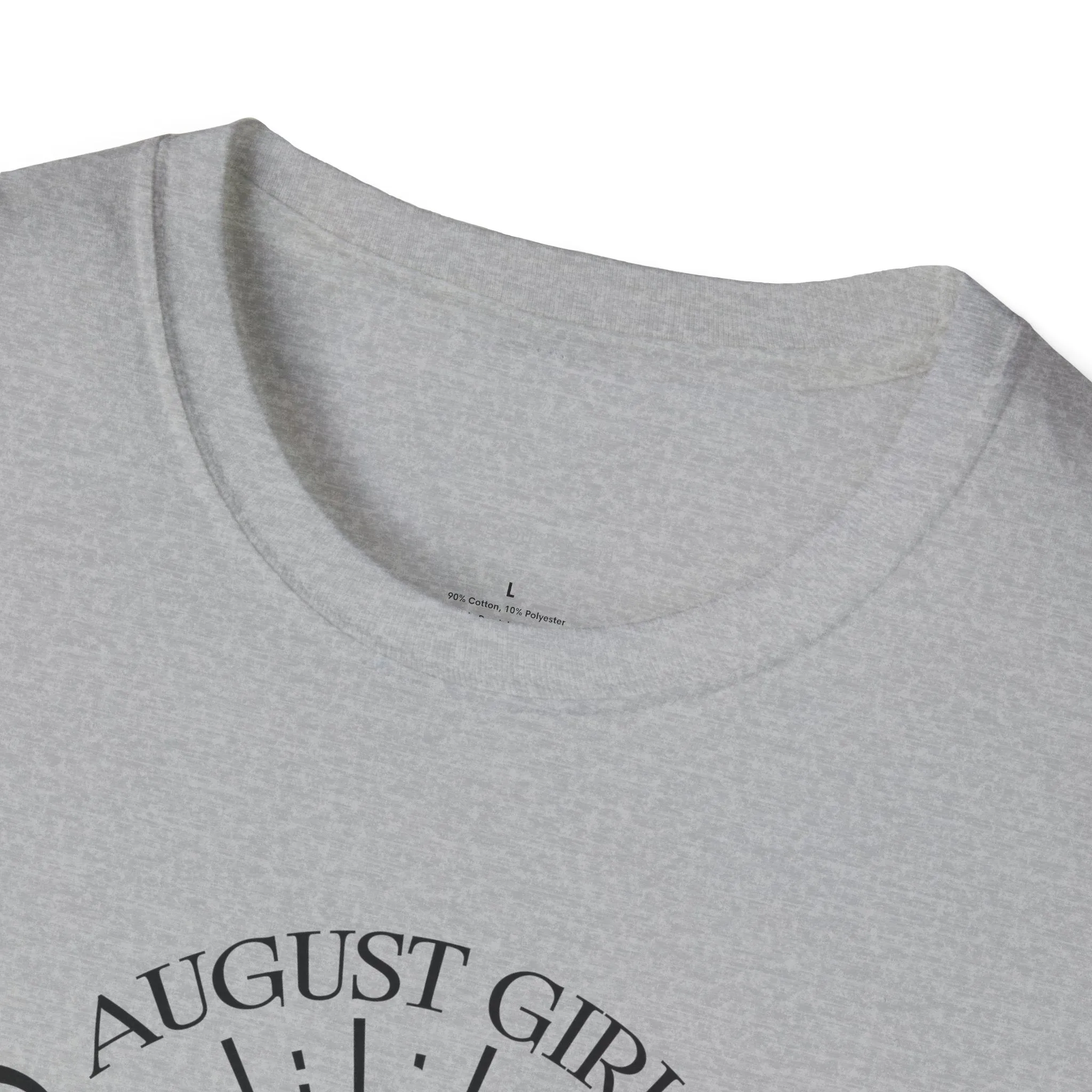 August Girls, Hurricane and Sunshine, August Birthday Tee, Softstyle T-Shirt, August Birthday Shirt