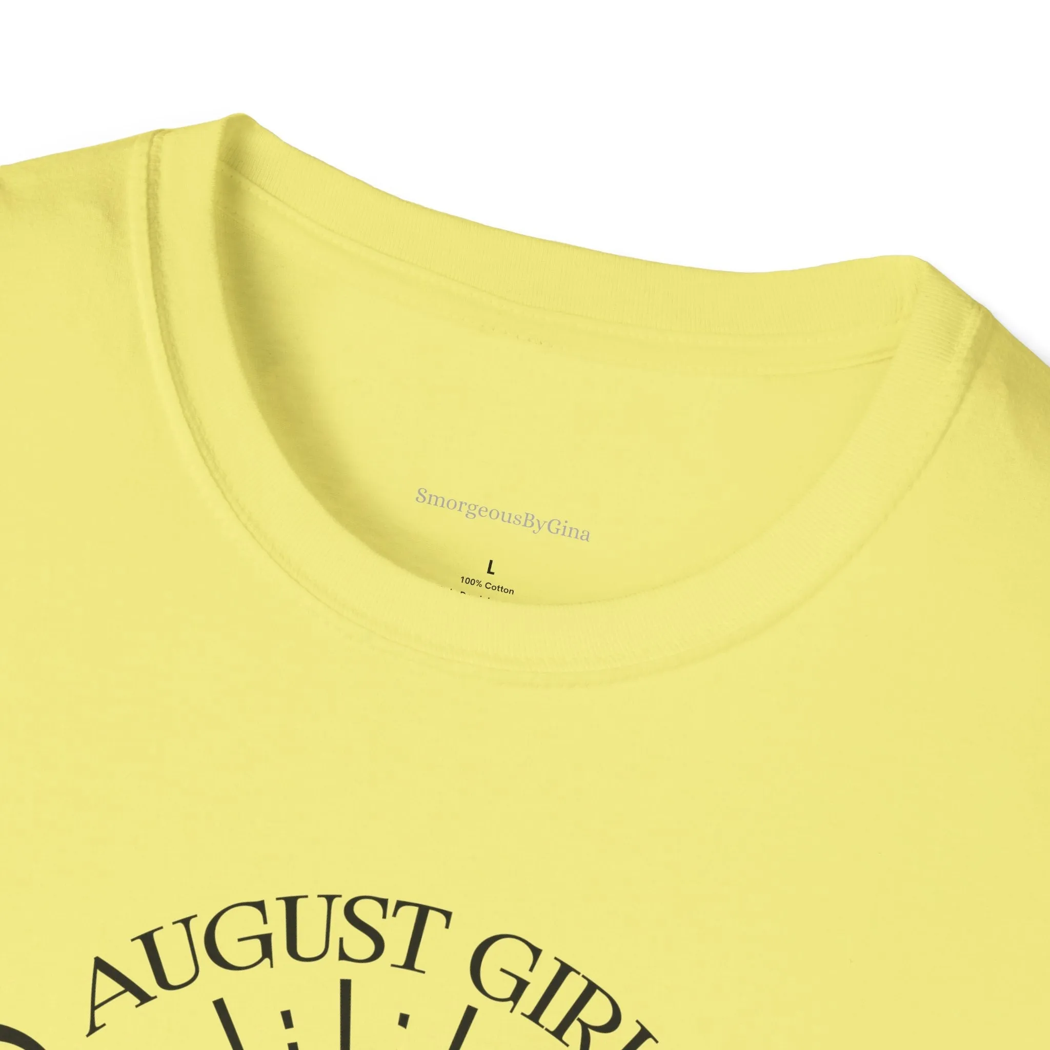 August Girls, Hurricane and Sunshine, August Birthday Tee, Softstyle T-Shirt, August Birthday Shirt