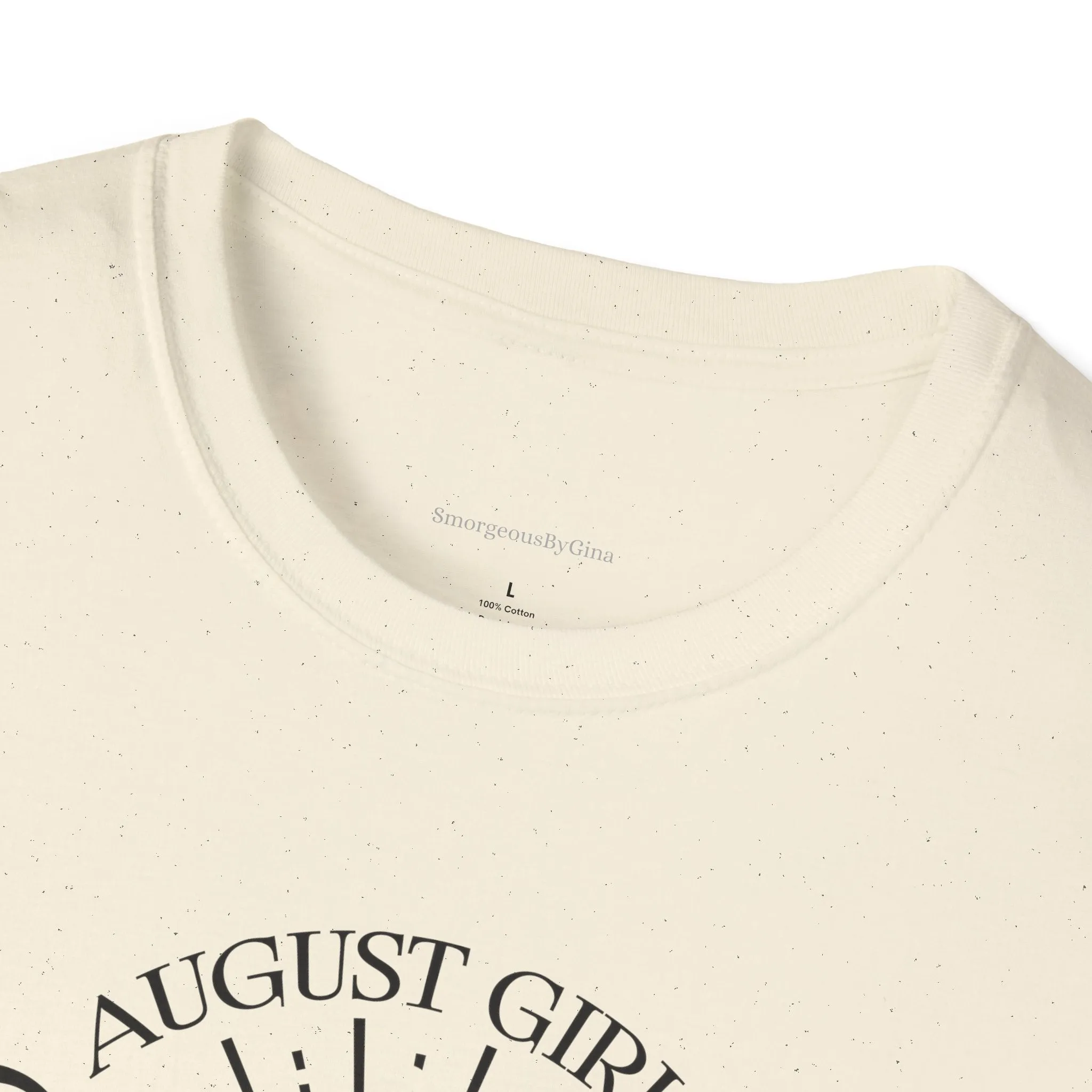 August Girls, Hurricane and Sunshine, August Birthday Tee, Softstyle T-Shirt, August Birthday Shirt