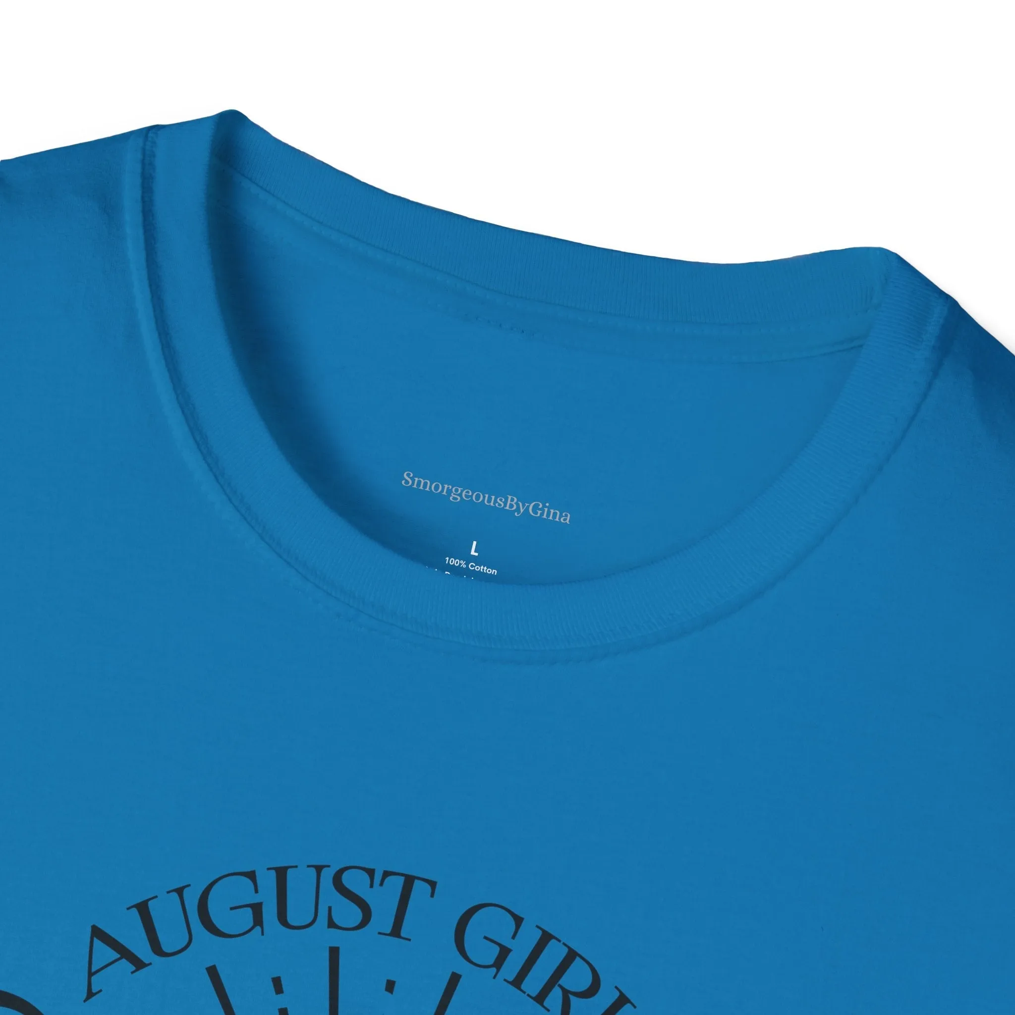August Girls, Hurricane and Sunshine, August Birthday Tee, Softstyle T-Shirt, August Birthday Shirt