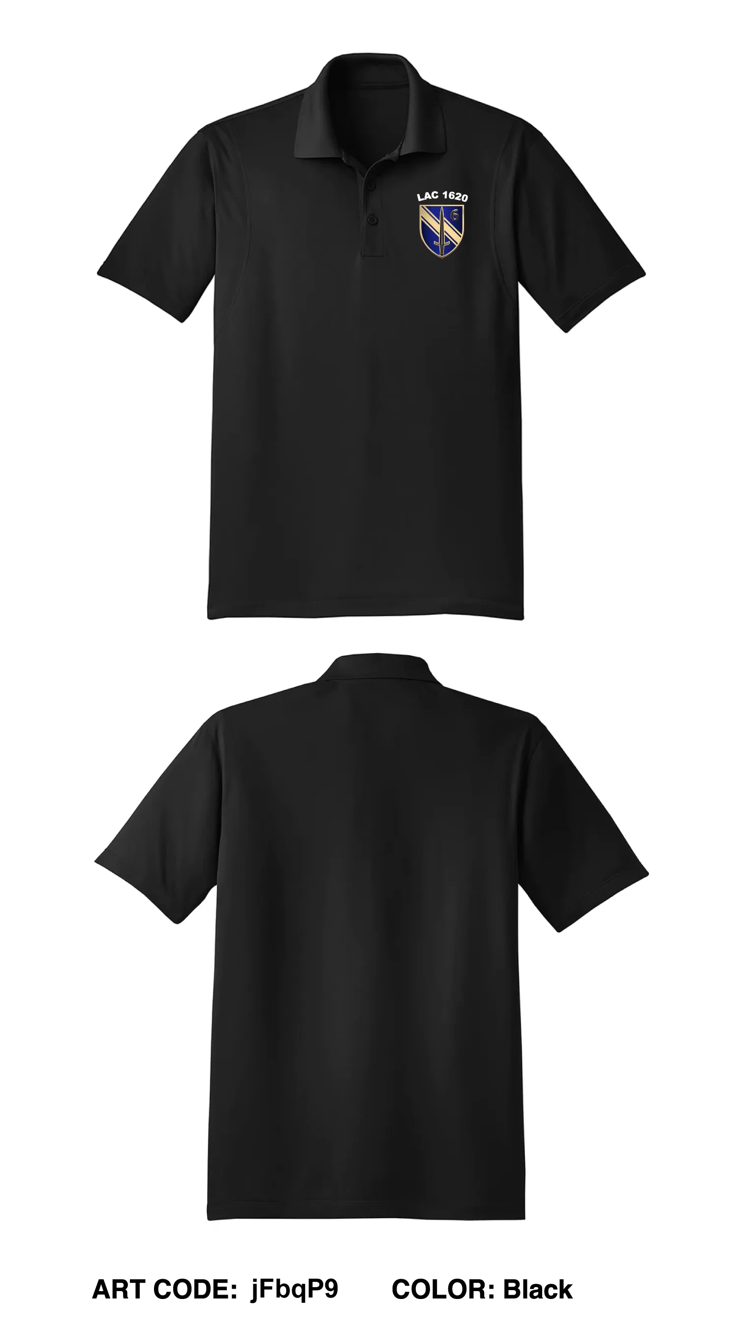 B CO, 6th BN, 1SFAB Core Men's SS Performance Polo - jFbqP9