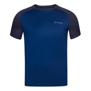 Babolat Mens Play Crew Neck T-Shirt - Estate Blue