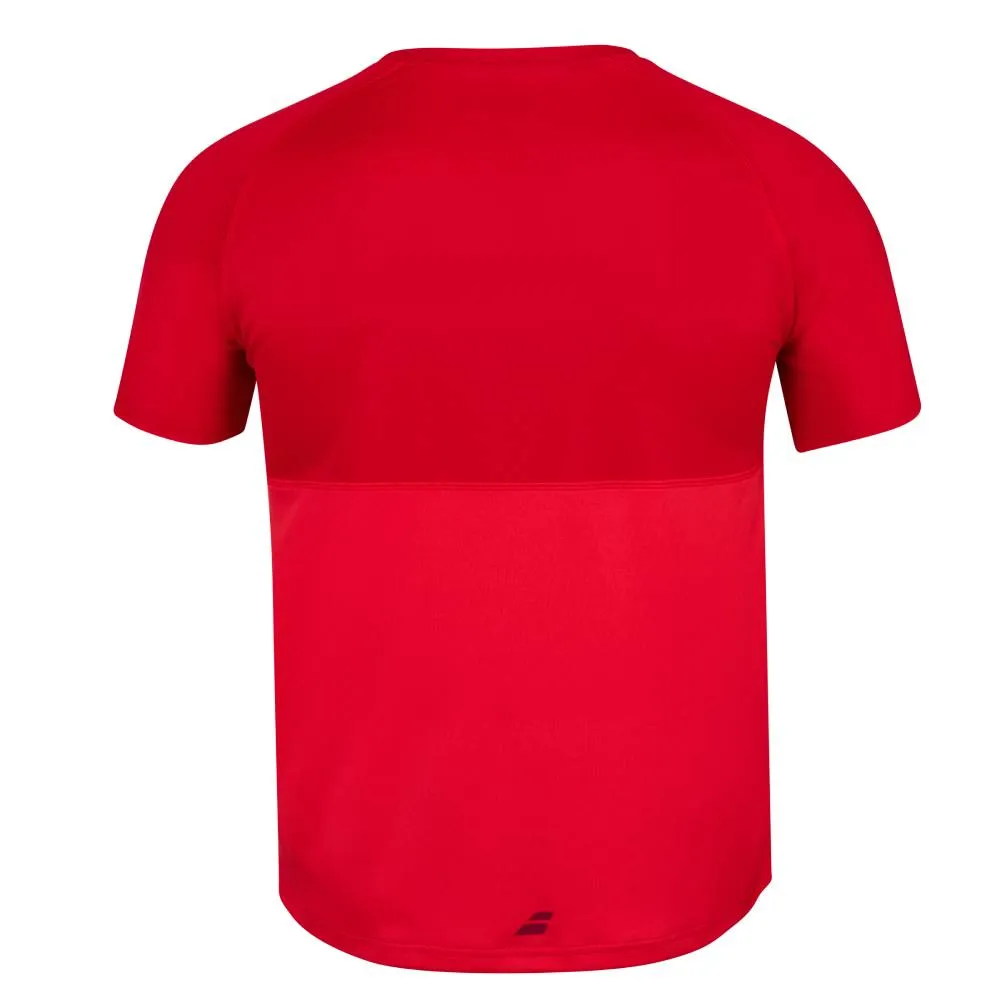 Babolat Men's Play Crew Neck Top (Red)