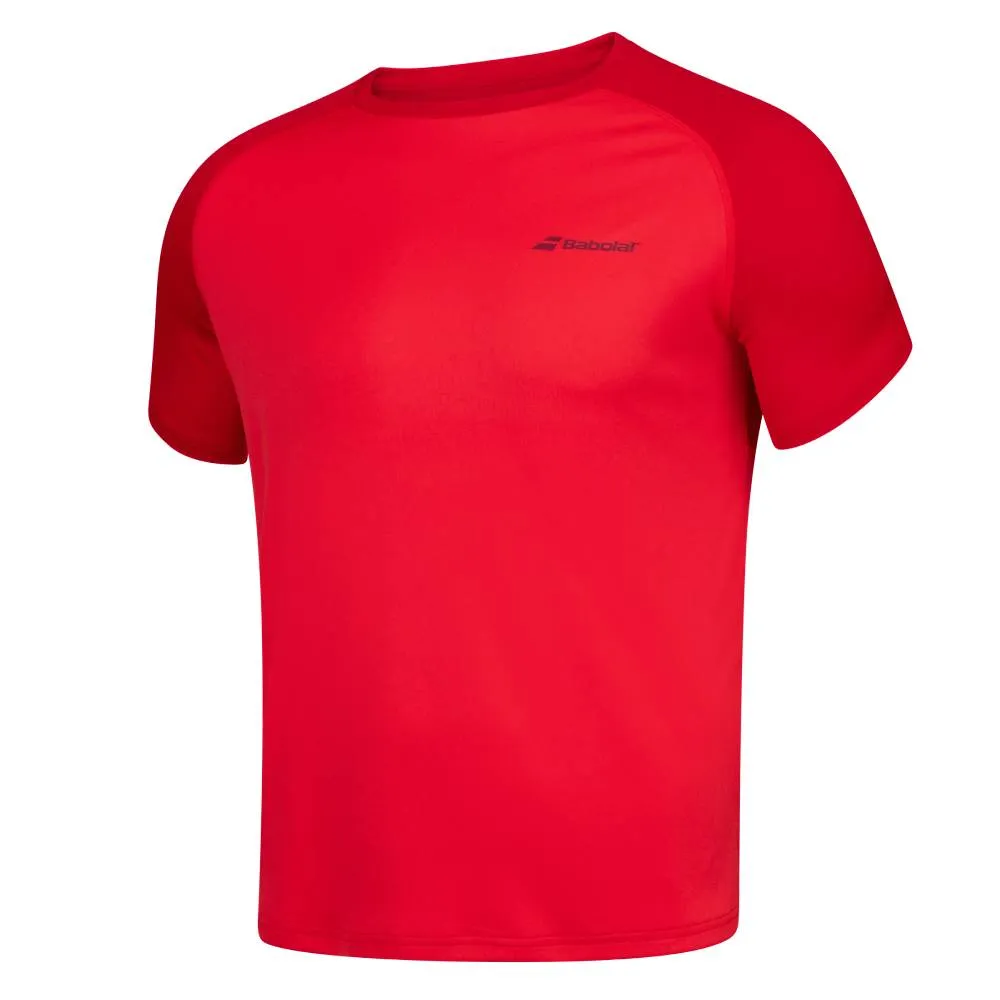 Babolat Men's Play Crew Neck Top (Red)