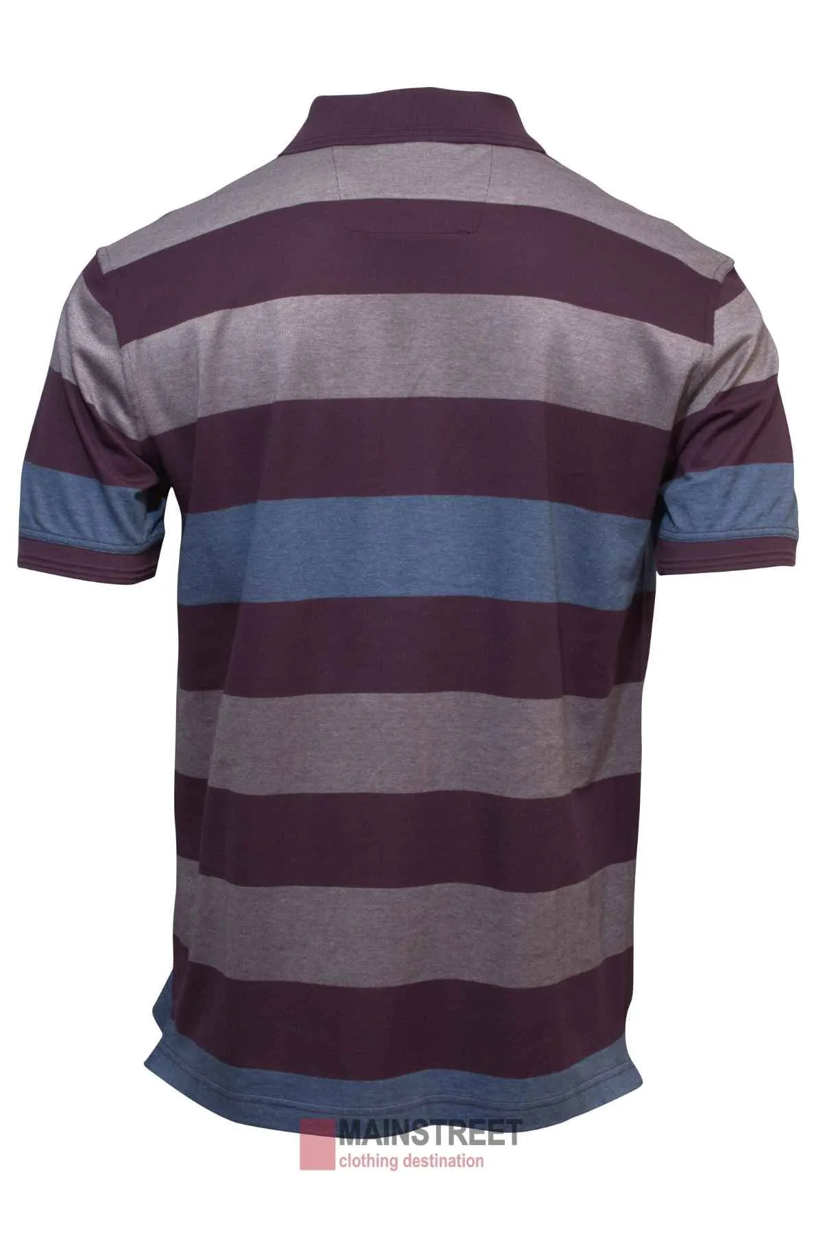 Back Bay Mercerised Cotton Jacquard Polo