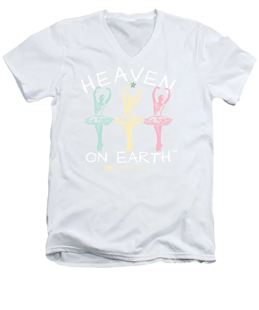 Ballerina Heaven On Earth - Men's V-Neck T-Shirt