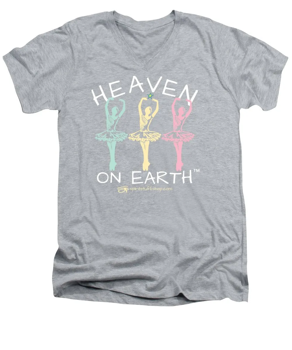 Ballerina Heaven On Earth - Men's V-Neck T-Shirt