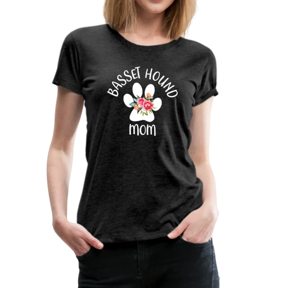 Basset Hound Mom Women’s Premium T-Shirt (CK1529)