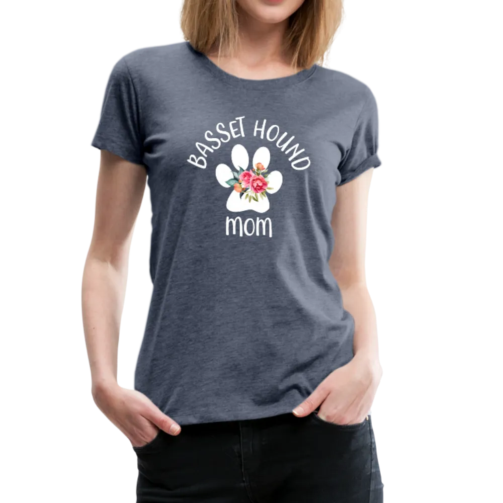 Basset Hound Mom Women’s Premium T-Shirt (CK1529)