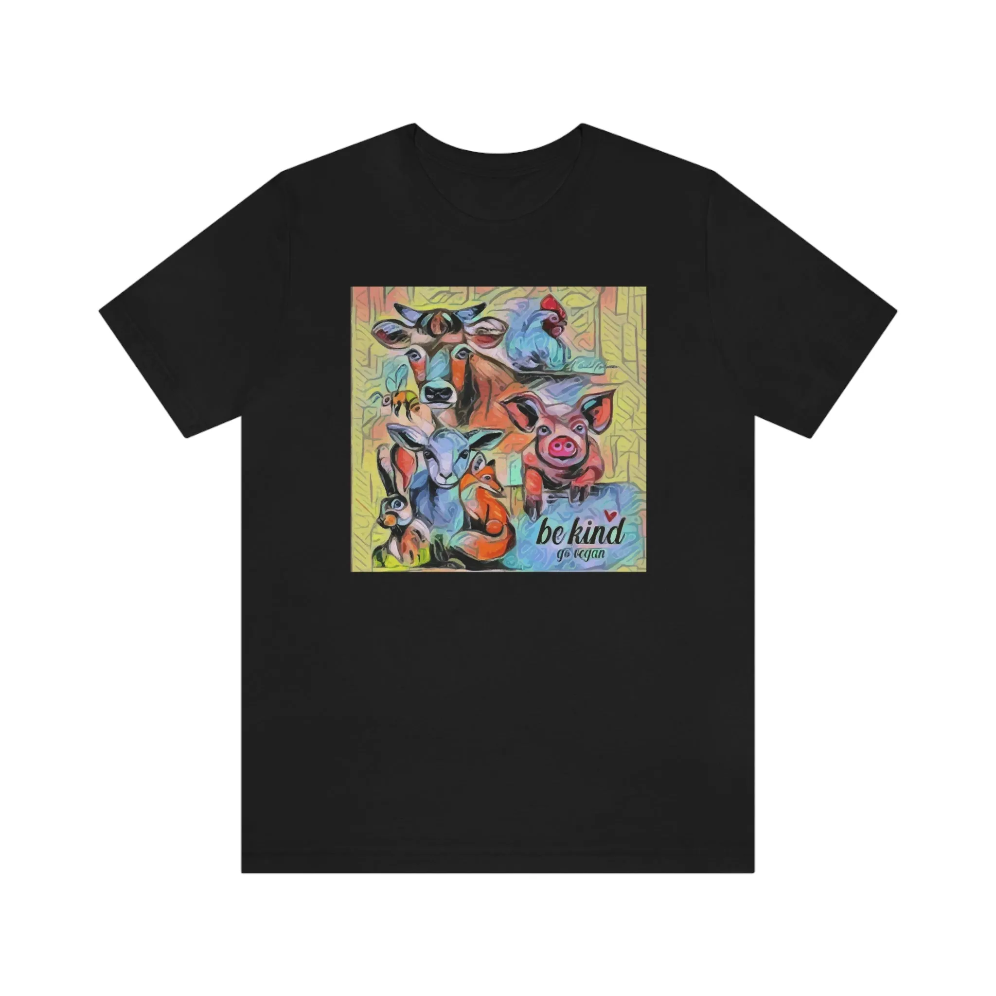Be Kind Go Vegan Short Sleeve Tee