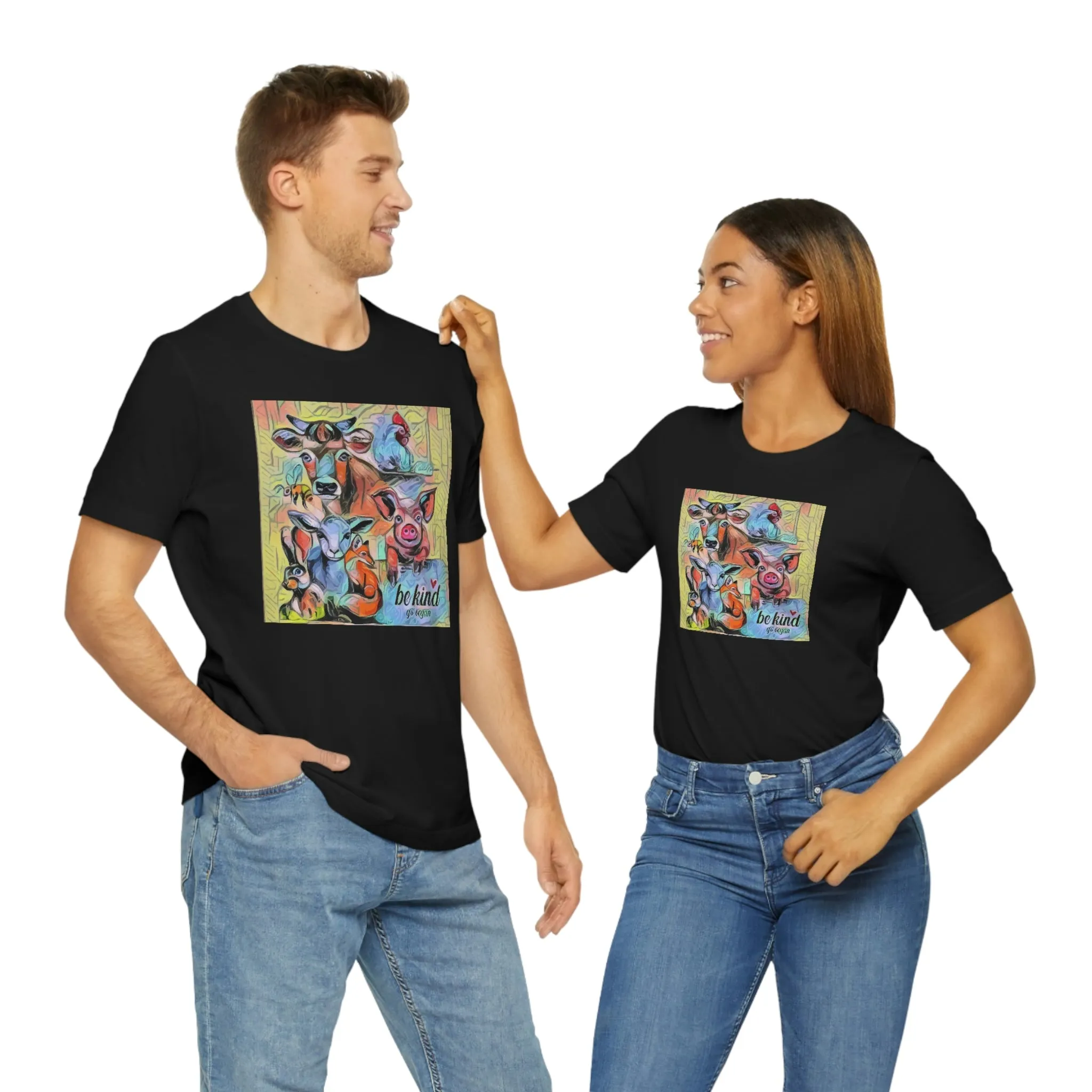 Be Kind Go Vegan Short Sleeve Tee