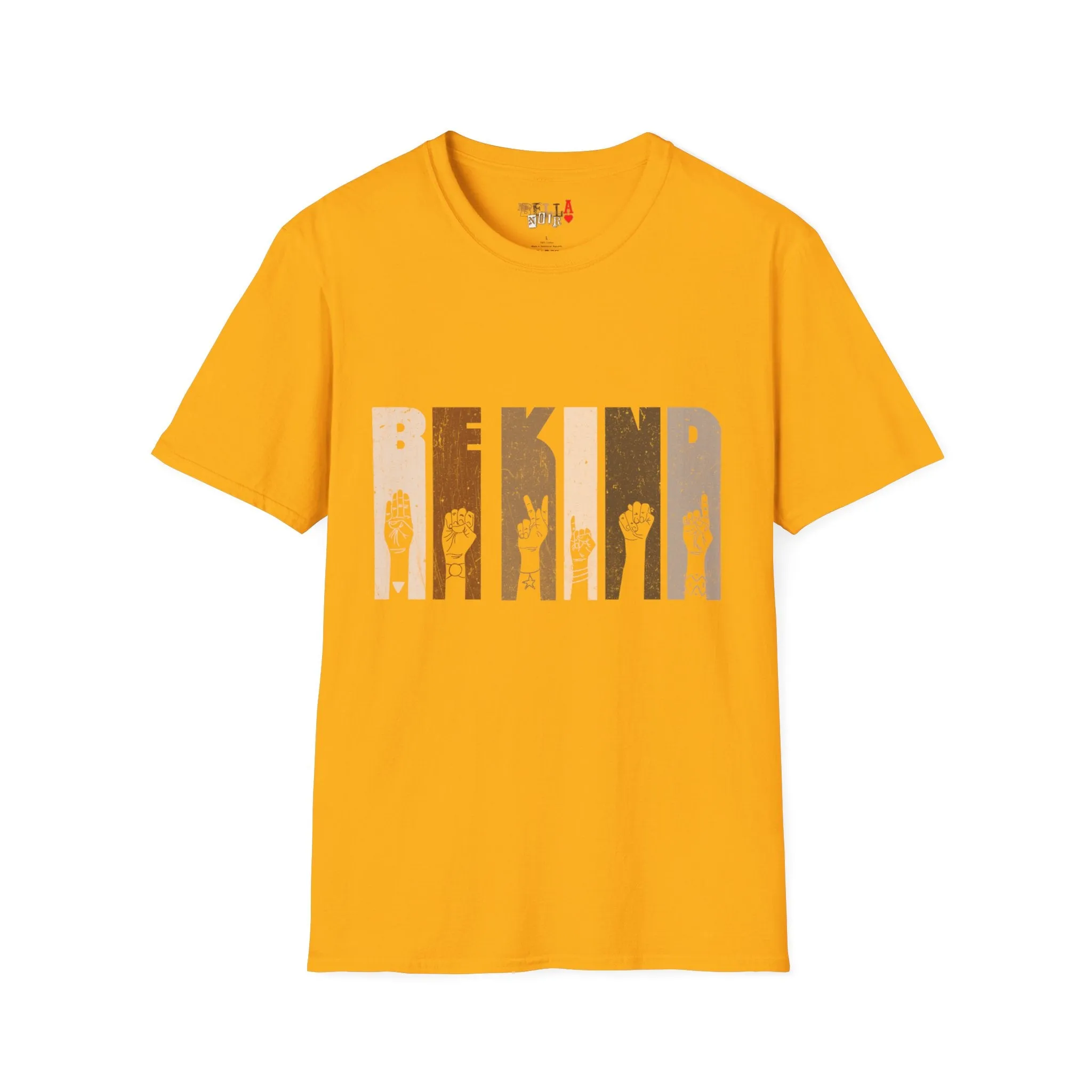 Be Kind Sign Language Unisex Softstyle T-Shirt