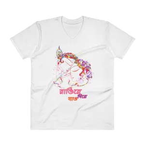Bengali Lightweight Fashion V-Neck T-Shirt - Rangie Die Jao