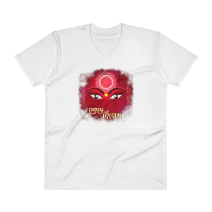 Bengali Lightweight Fashion V-Neck T-Shirt - Shubho Bijoya