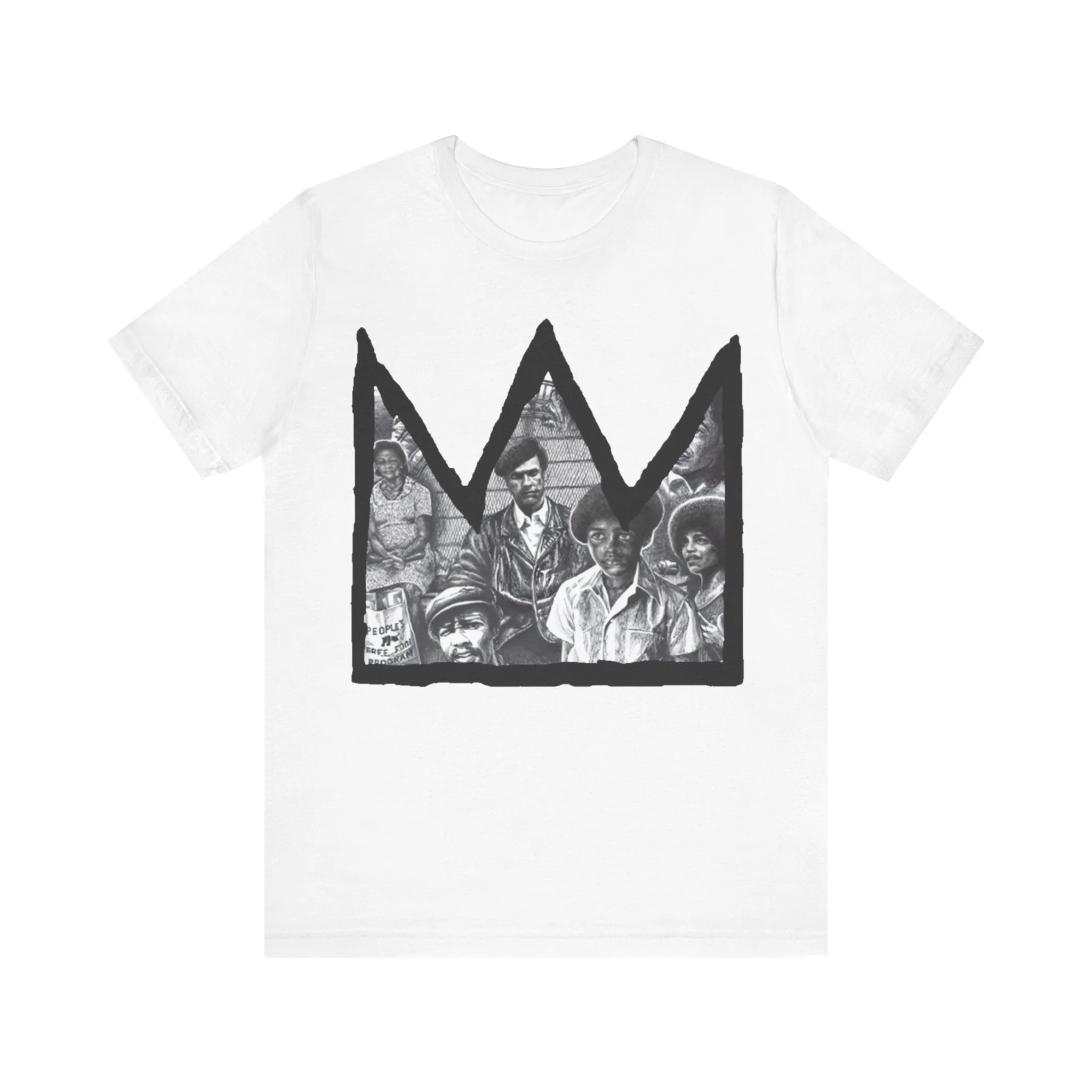 Black Panther Crown: Unisex Jersey Short Sleeve Tee