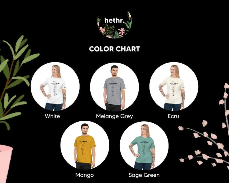 Bloom where you're planted (Unisex t-shirt)
