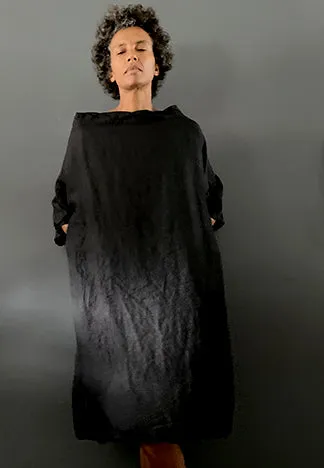 BOAT NECK DRESS LINEN