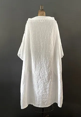 BOAT NECK DRESS LINEN