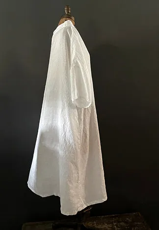 BOAT NECK DRESS LINEN