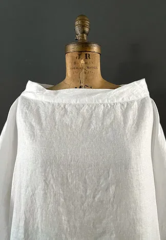 BOAT NECK DRESS LINEN