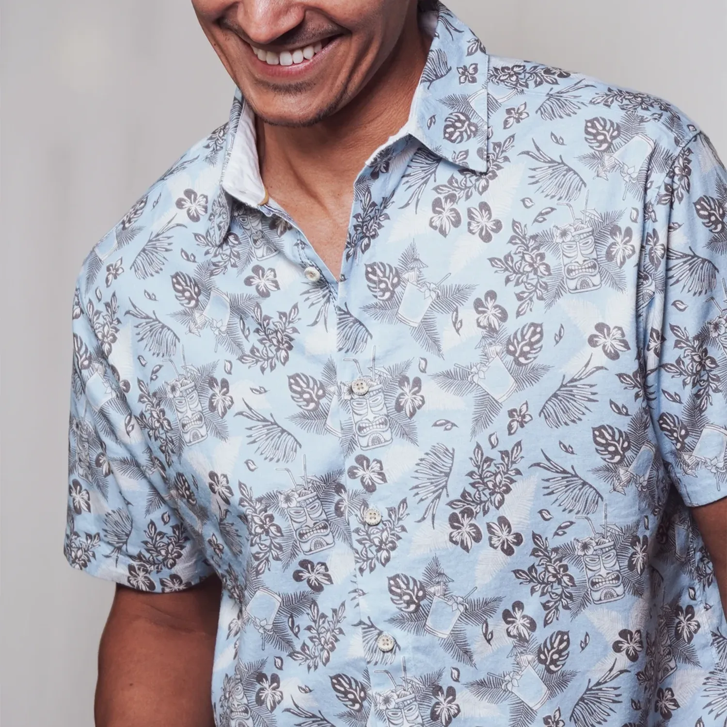 Bondi Luau Button Down Short Sleeve Shirt