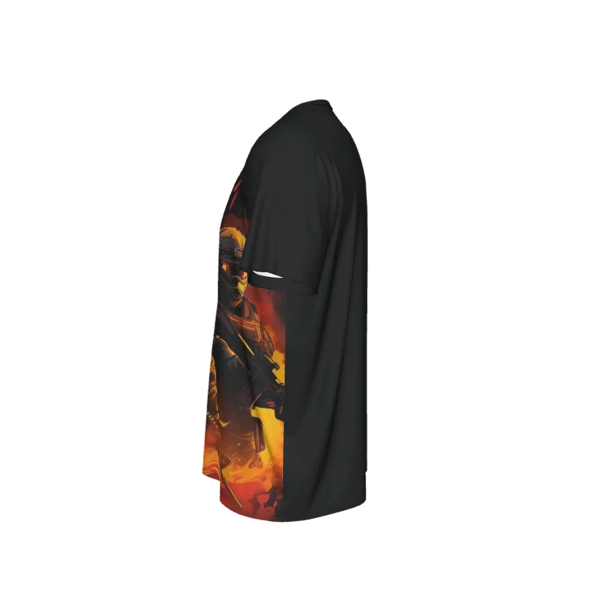 Bring the Fire Men's Round Neck Short Sleeve T-Shirt