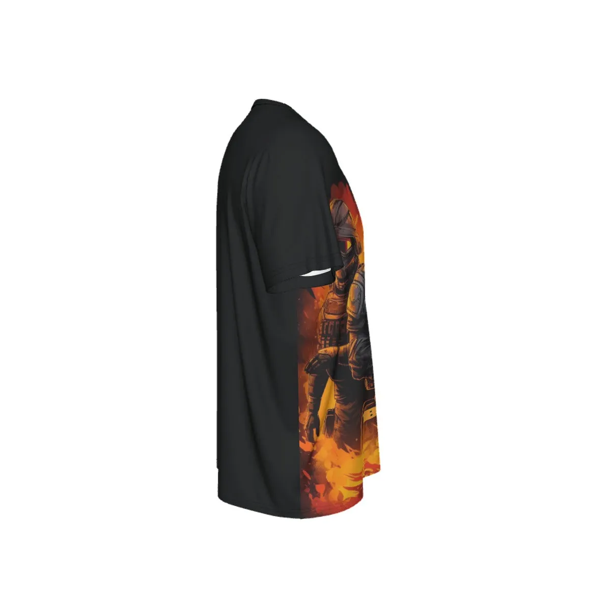Bring the Fire Men's Round Neck Short Sleeve T-Shirt